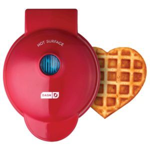 Dash Heart-Shaped Mini Waffle Maker