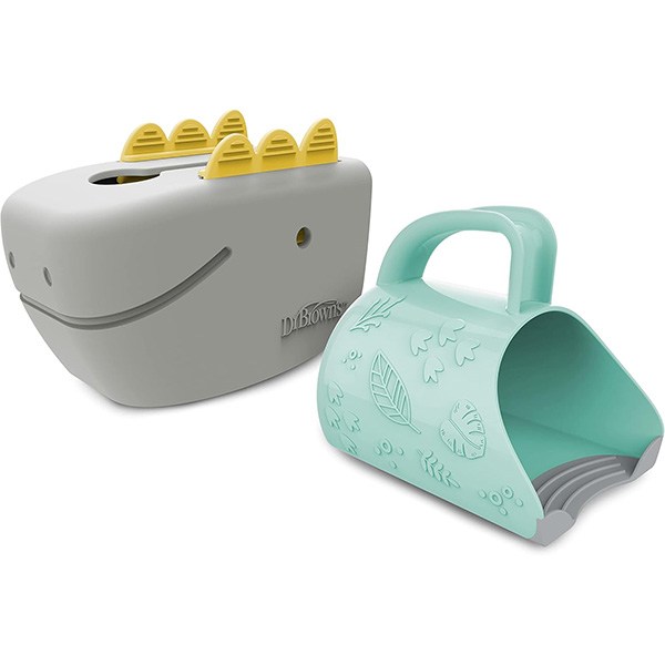 Dr. Brown's CleanUp Dino-Soft Baby Bath Spout Cover and Dino-Pour Bath Rinse Cup