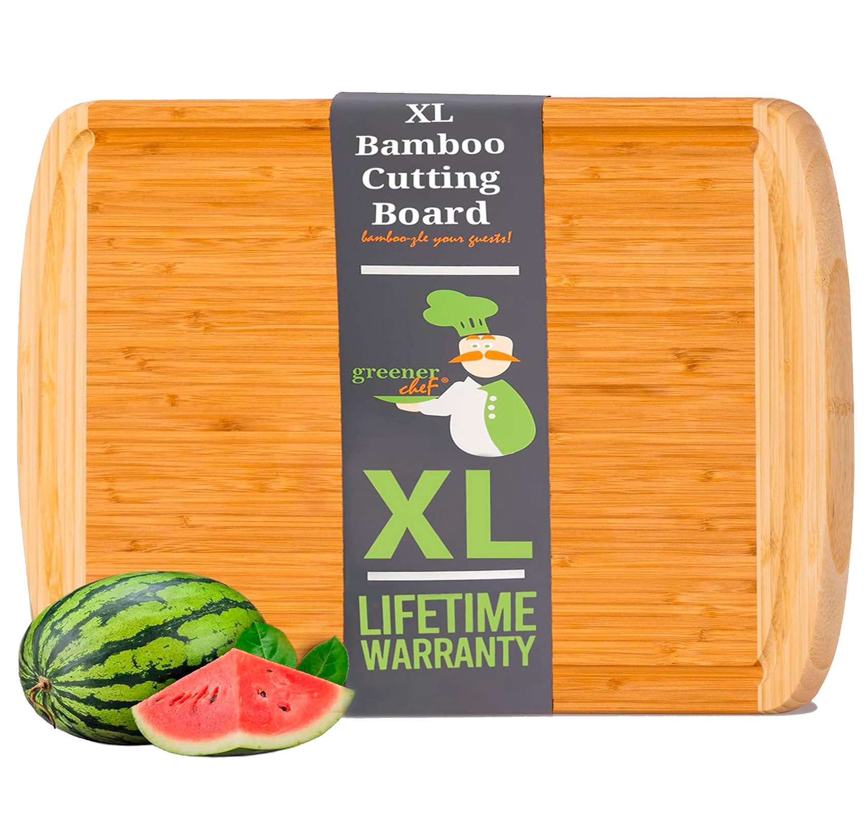 Greener Chef Bamboo Cutting Board