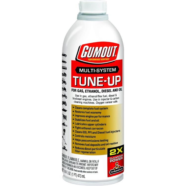 Gumout 510011 Multi-System Tune-Up, Fuel Stabilizer Injector Cleaner &amp; Gas Treatment