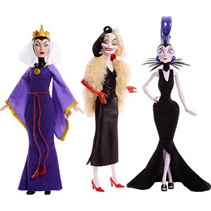 Mattel Disney Villains Fashion Dolls