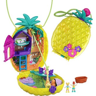 Mattel Polly Pocket Tropicool Pineapple Wearable Purse