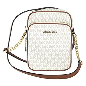 Michael Kors Jet Set Travel Signature Crossbody Flight Bag