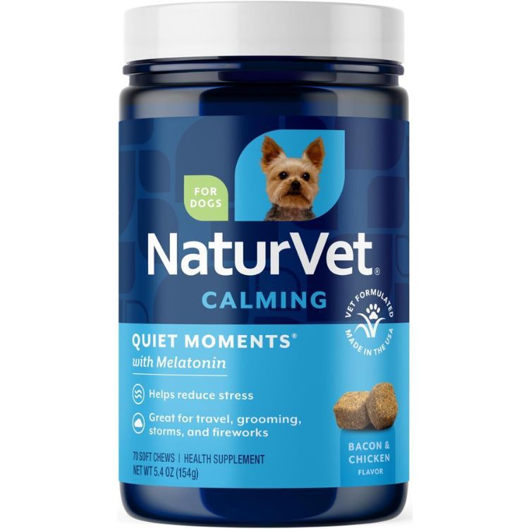 NaturVet Quiet Moments Calming Dog Supplement