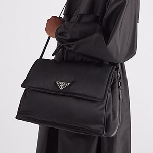 Prada Re-Nylon Large Padded Shoulder Bag