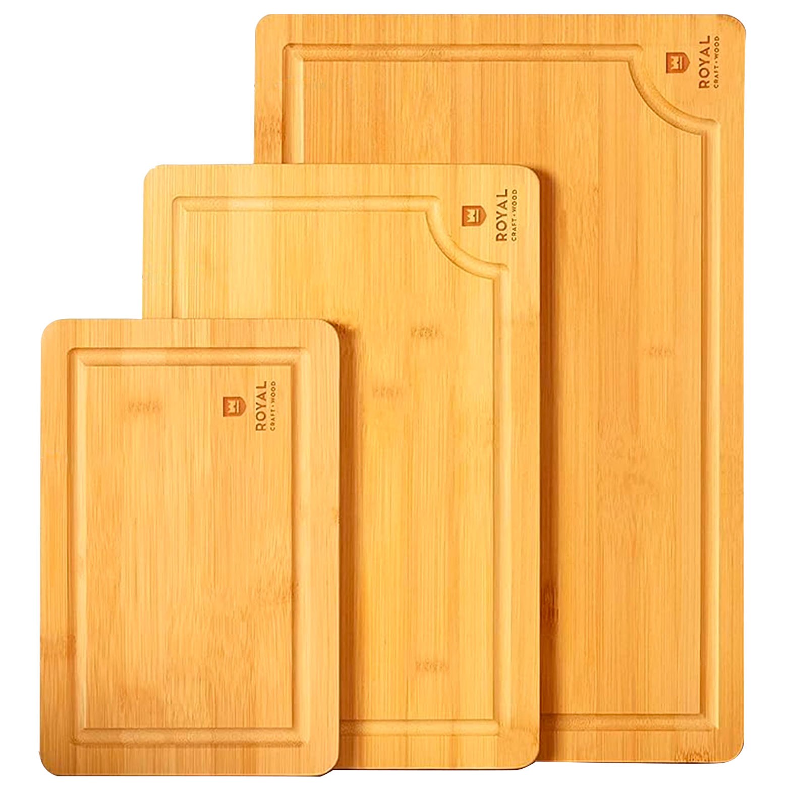 Royal Craft Wood Cutting Board Set