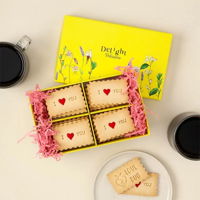 Uncommon Goods Love Message Shortbread Cookies
