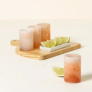 Uncommon Goods Himalayan Salt Tequila Glasses