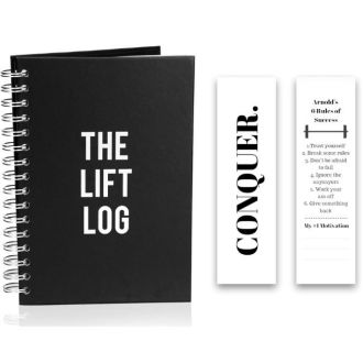 Boldstrive The Lift Log Workout Journal & Bookmark