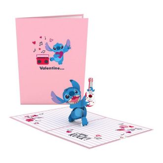 Lovepop Disney's Stitch Rockin' Valentine Pop-Up Card