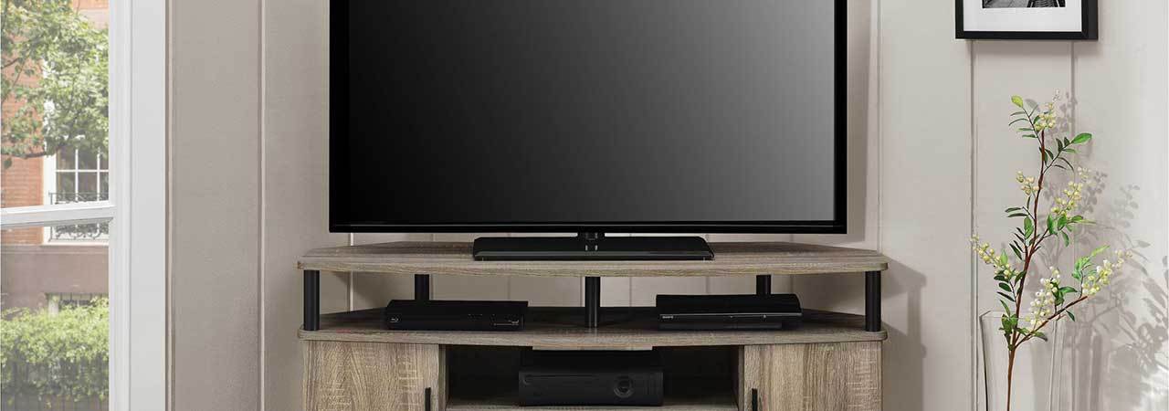5 Best Corner Tv Stands Aug 2019 Bestreviews