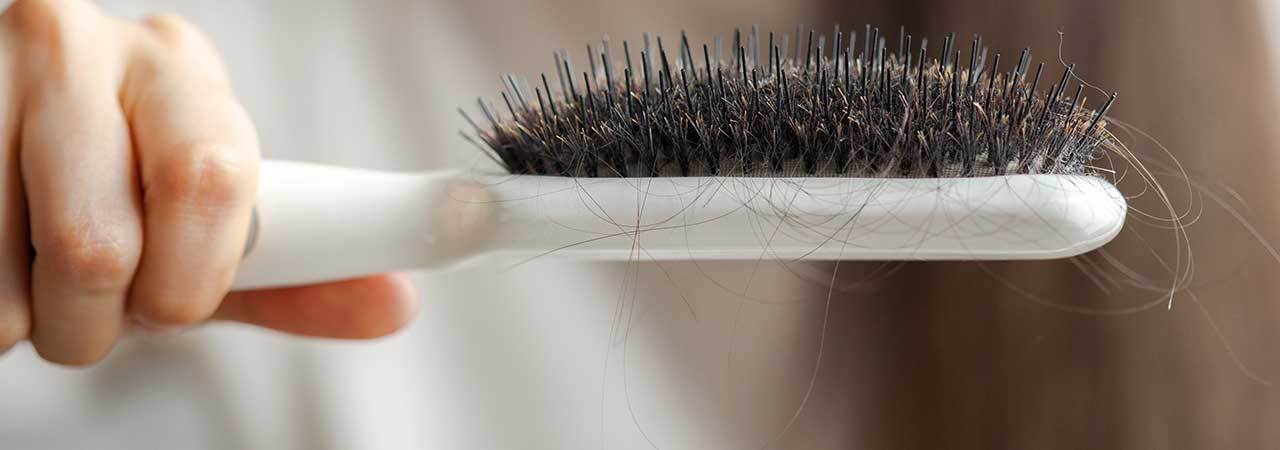 hair brush with pointed end