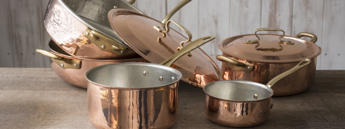 Mueller Ultraclad Copper Pots and Pans Set, Heavy-Duty Ceramic Non-Stick  14-Piece Cookware (Dark Grey)-New 