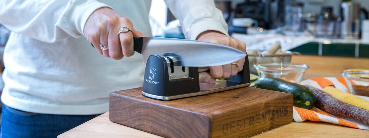 Knife Sharpening at its Finest: Chef's Choice Trizor XV Sharpener  EdgeSelect Model 15 - Wide Open Spaces