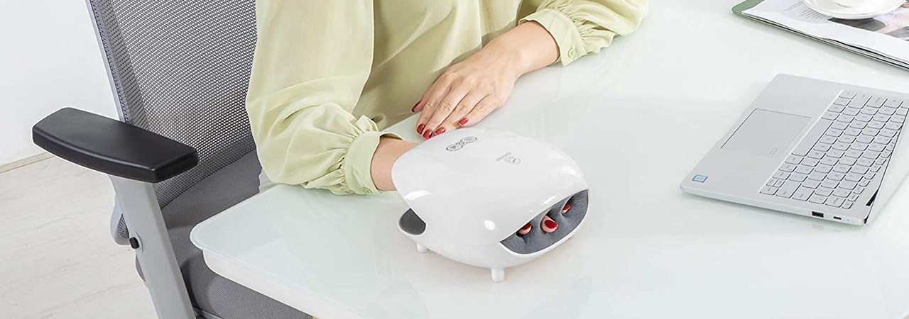 Breo iPalm520e Electric Hand Massager. Shiatsu Massager for Hand Pain Relief.