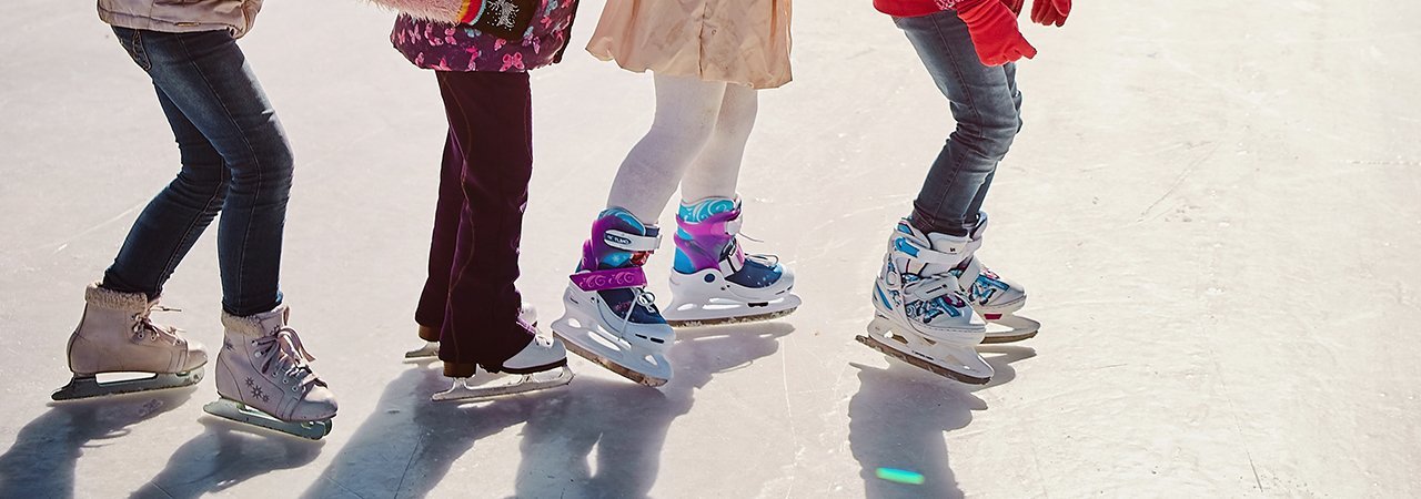 childrens pink ice skates