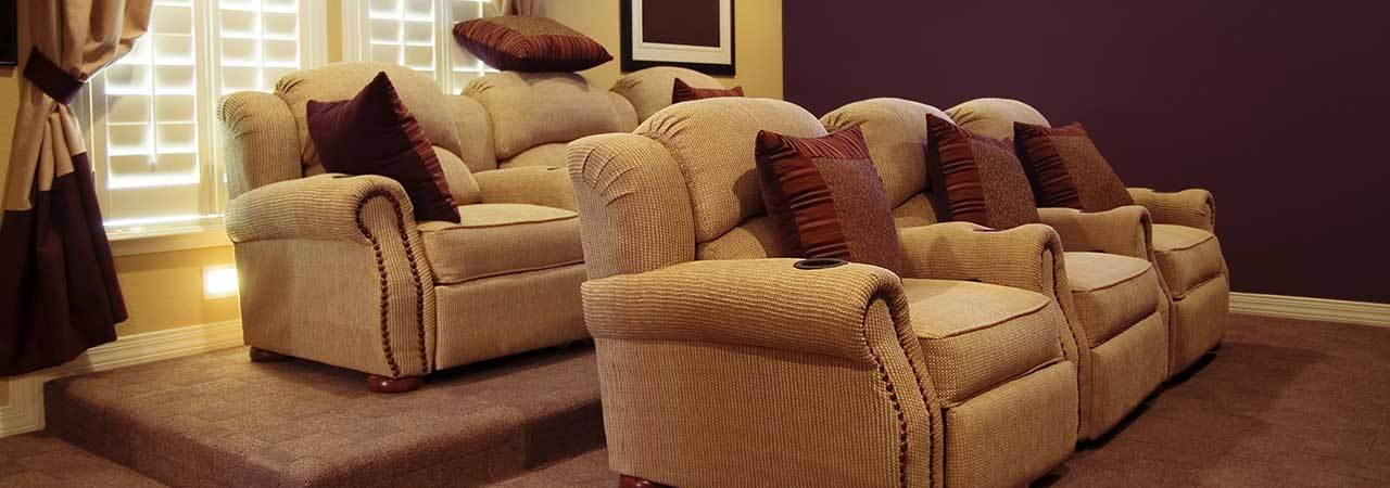 Theater Seat Risers & Tiered Home Theater Seating