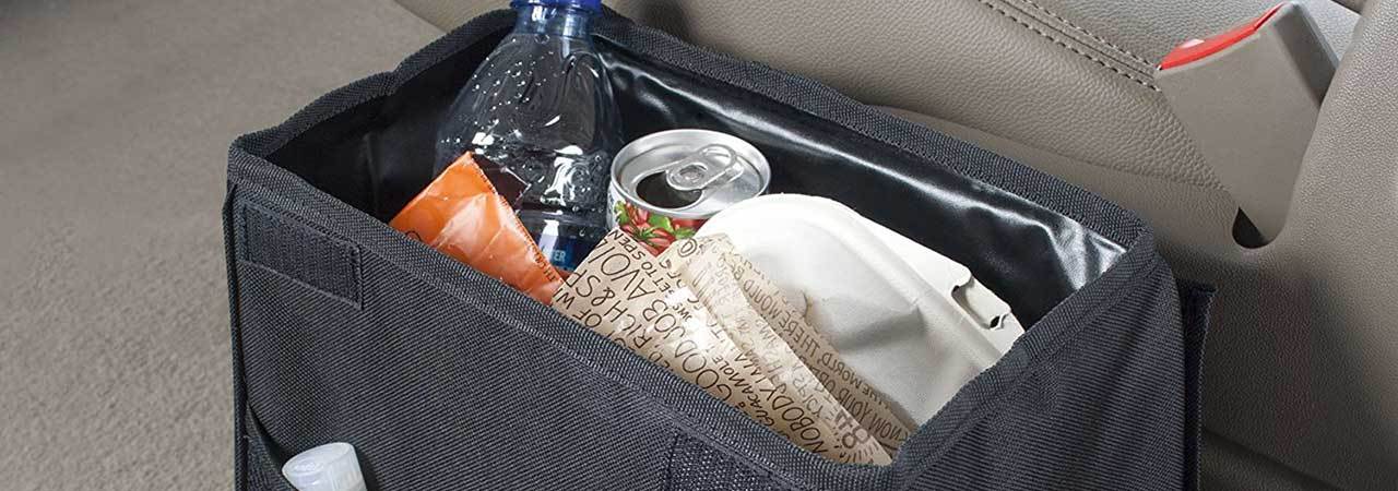 Mini Portable Car Trash Can Garbage Bin Litter Bag Organizer Vehicle  Waterproof