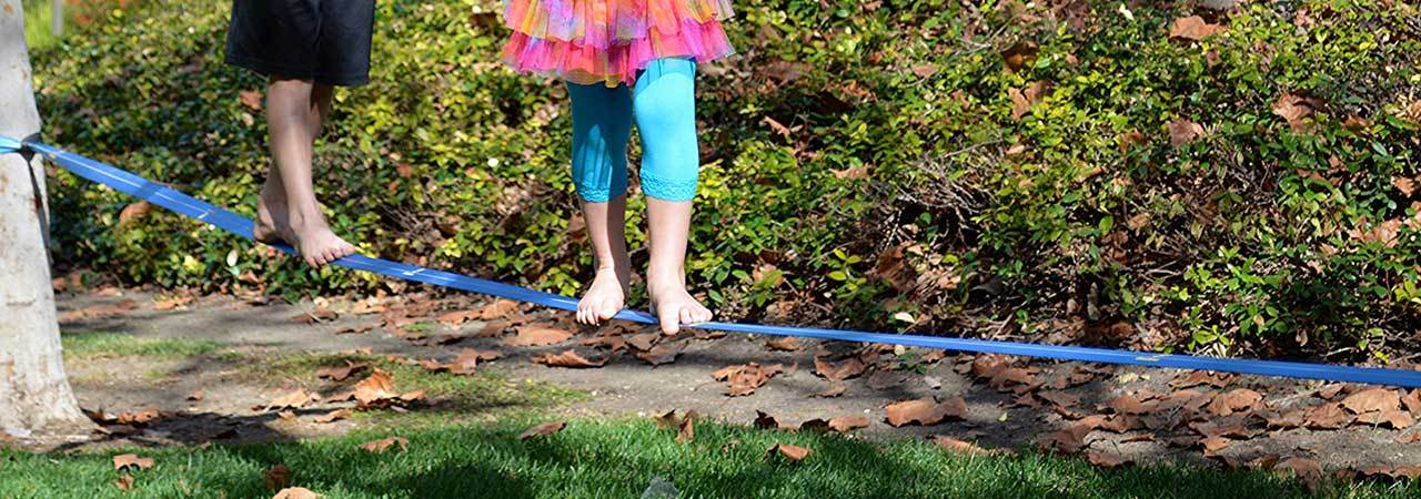 Hyponix Slackline Kit 70' W/Training Line - Slack Lines for Backyard for  Adults - Slackline for Kids - Slackline Beginner Kit - Slack Lines for