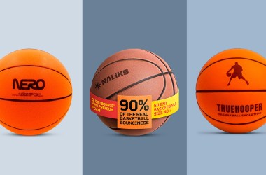 Quiet-Bounce Basketballs