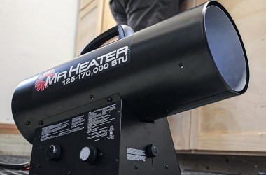 Large-Area Space Heaters