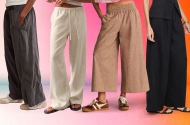 Flowy linen pants are trending so embrace your inner ‘coastal grandma’