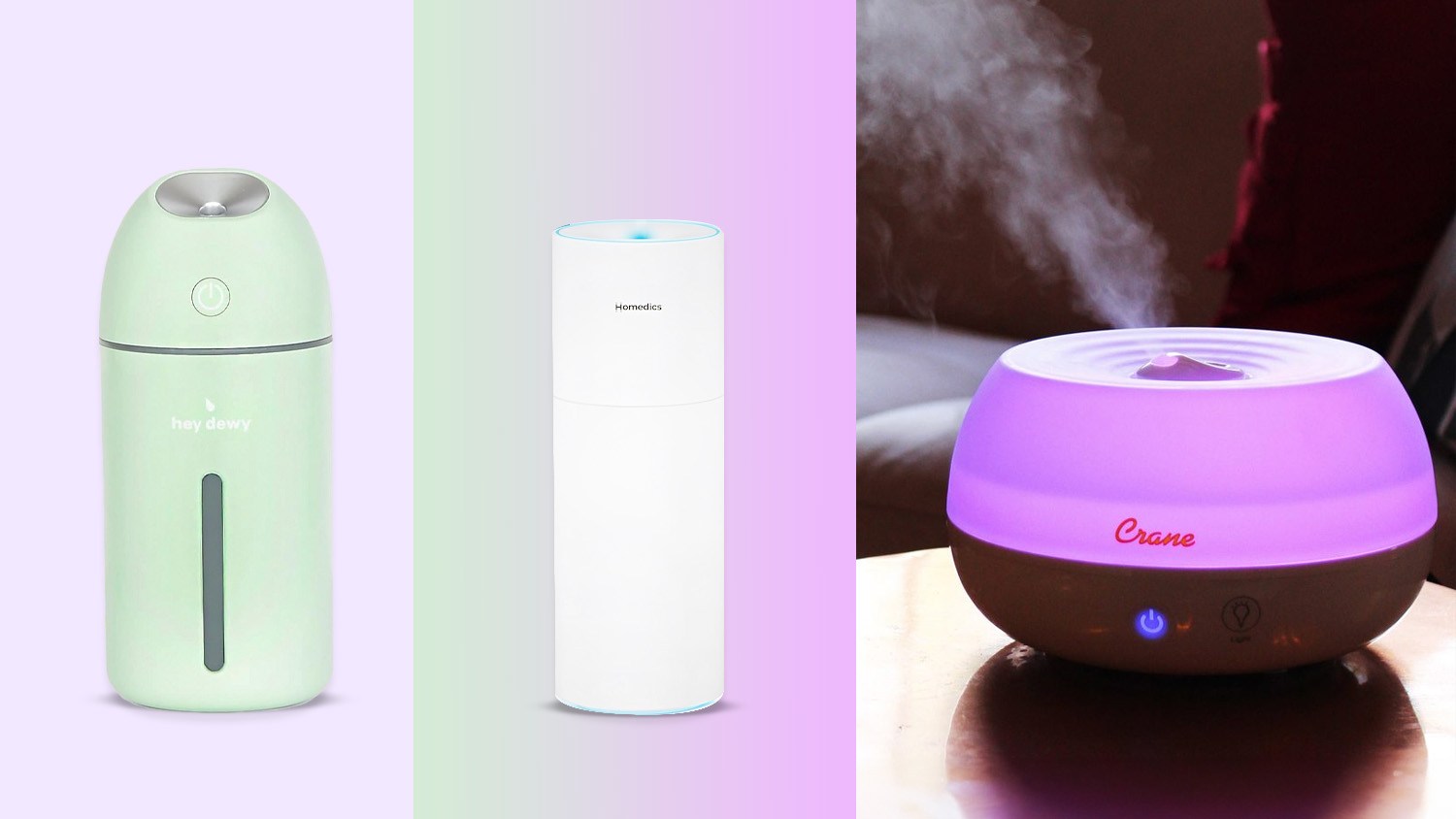 Mini humidifiers that are perfect for summer travel