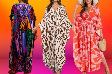 Embrace your inner Mrs. Roper with a summer caftan