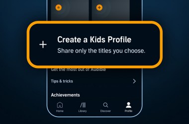 You can now add a kids profile to your Audible account