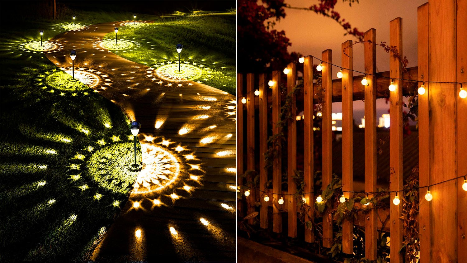 Amazon has a bunch of highly-rated outdoor patio lights for under $40