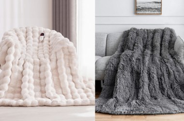 Stylish warm electric and weighted blankets are up to 30% off right now