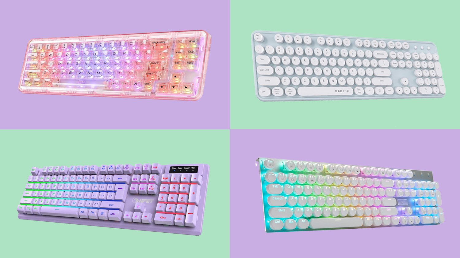 Keyboards and keyboard covers that make typing with long nails a breeze