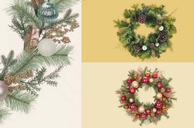 Michaels has 80% off holiday wreaths and garlands, so plan ahead and shop now
