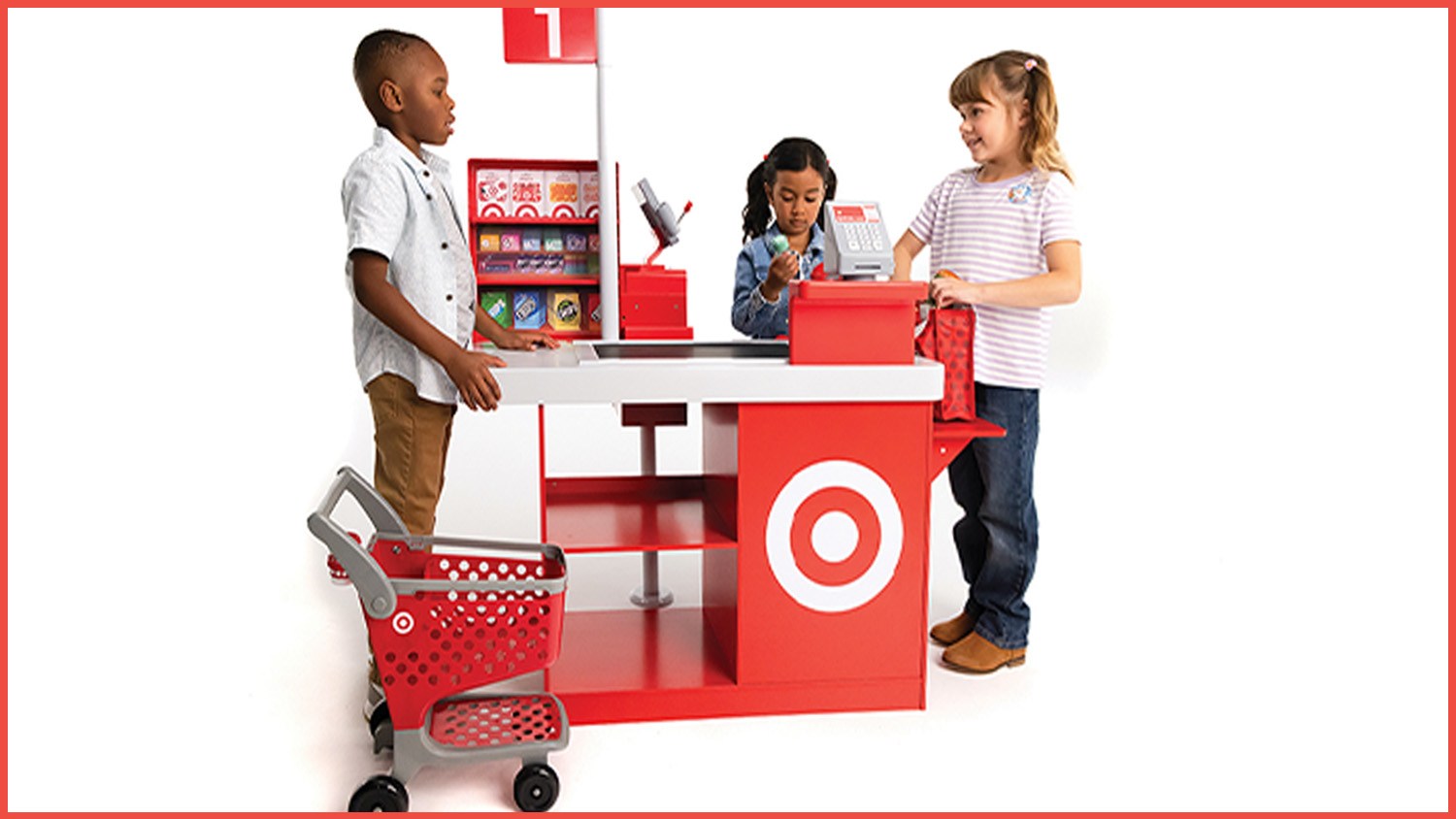 Move over play kitchens: The Target checklane is here