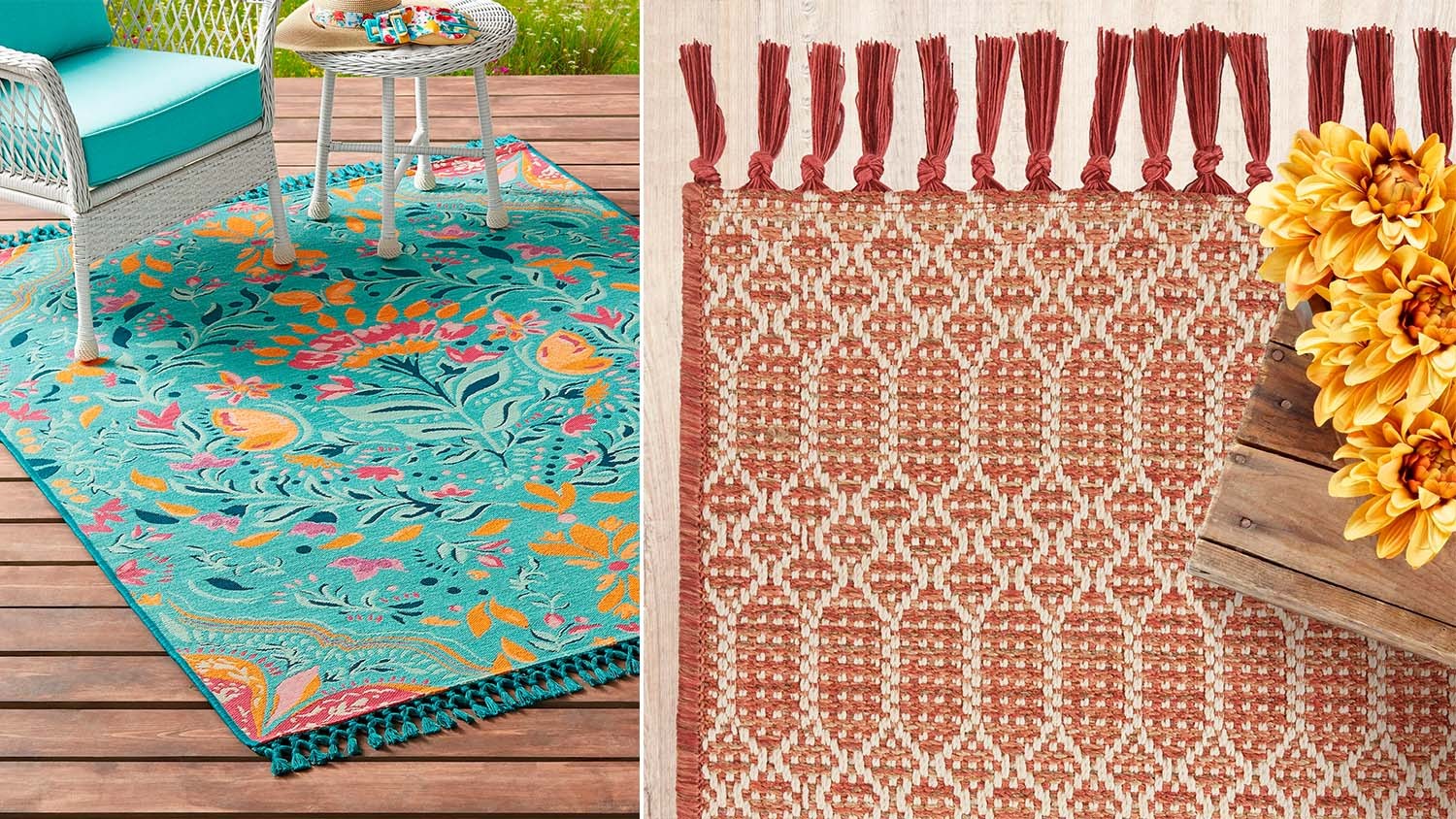 13 outdoor rugs from Walmart that’ll freshen up your space