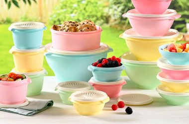 This vintage-inspired Tupperware is perfect for spring
