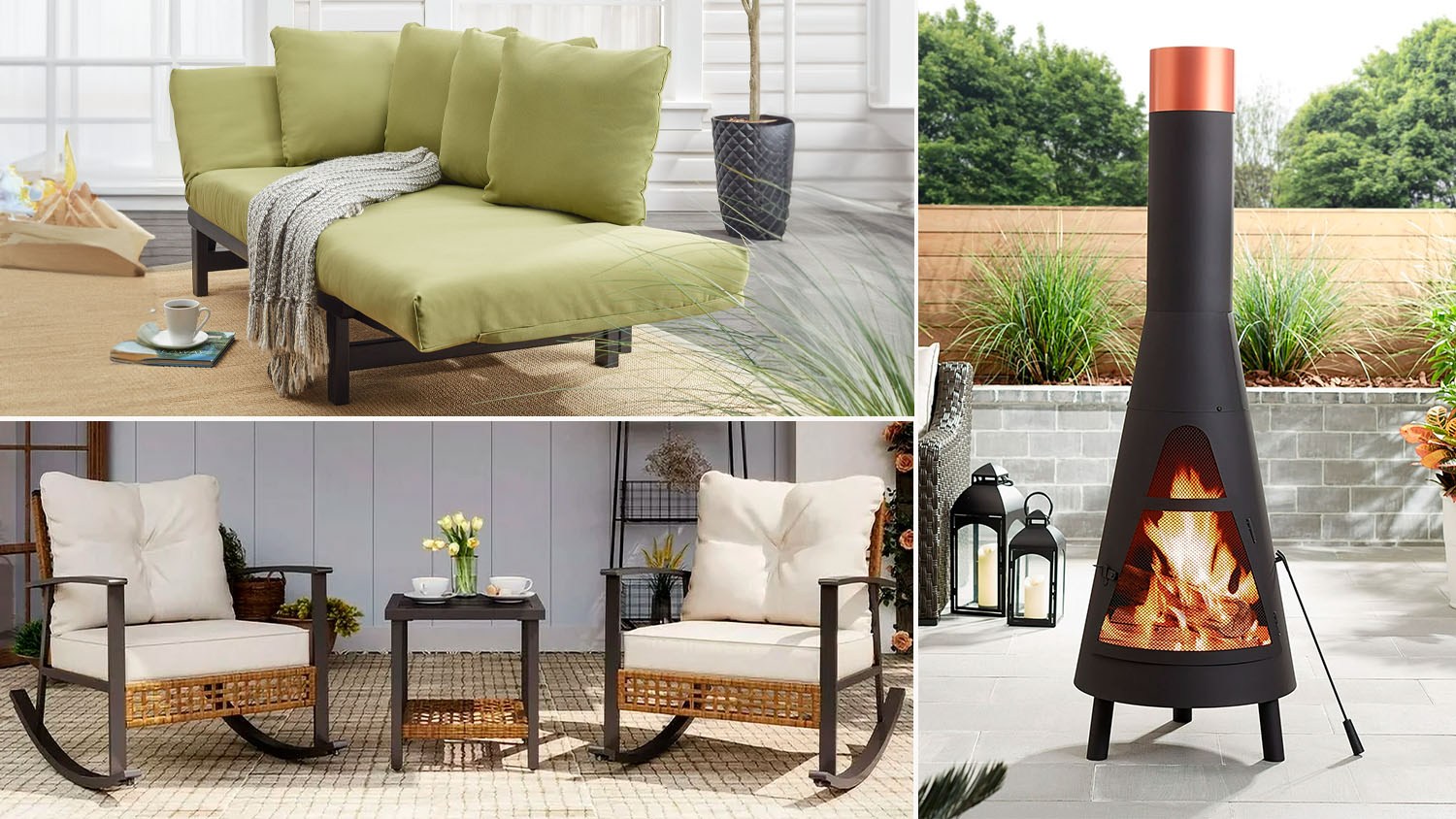 Walmart sells garden furniture and decorations with up to 40% discount