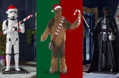 Home Depot’s next viral holiday drop is a 7-foot 'talking' Chewbacca in a Santa hat