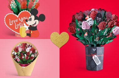 Pop-up paper flower bouquets are fun, whimsical and perfect for Valentine’s Day