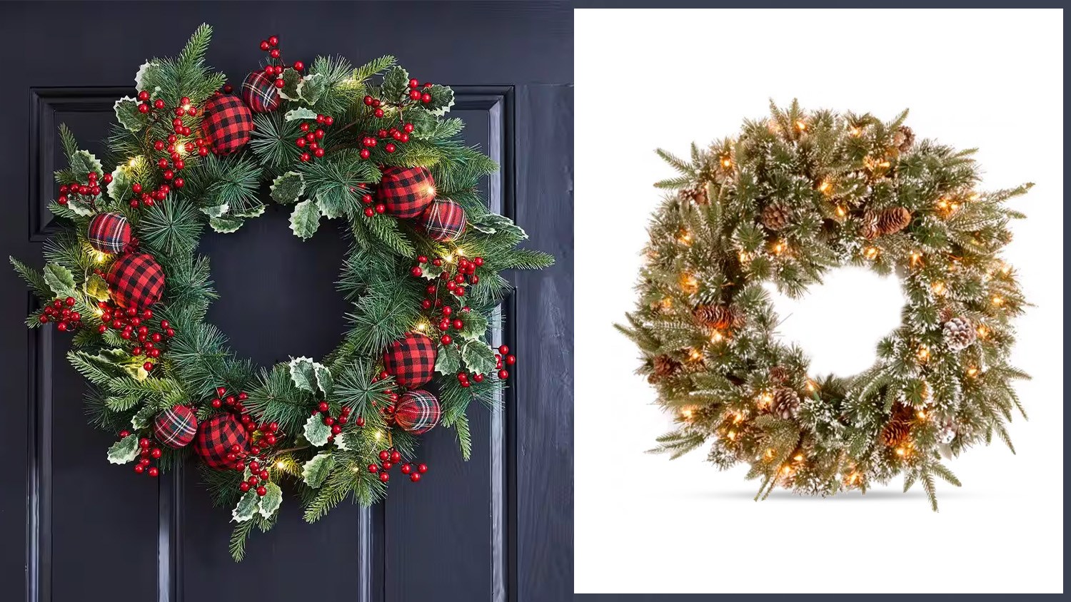 Michaels is practically giving lighted holiday wreaths and garlands away