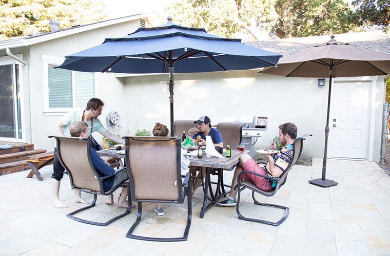 Can I use my patio umbrella at the beach?