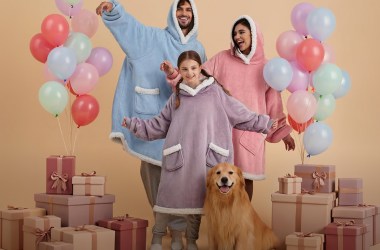 These wearable blankets are perfect for fall