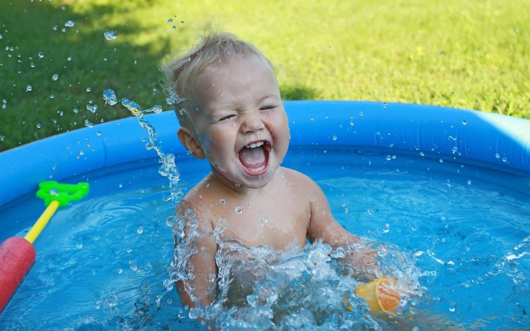 heating a kiddie pool