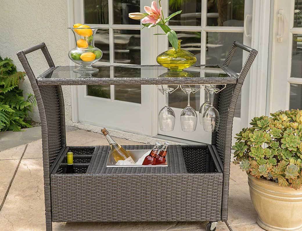 5 Best Outdoor Bar Carts - May 2021 - BestReviews