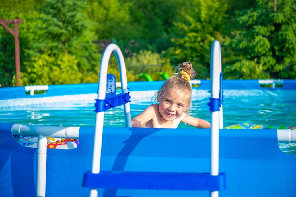 small hard side pool