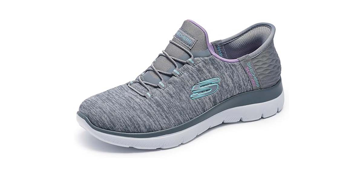 Skechers Women's Sneakers-Grey Mint