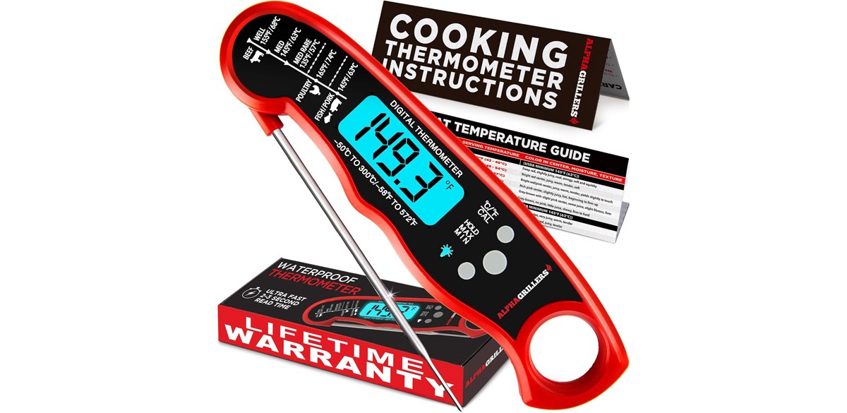  Alpha Grillers Instant Read Meat Thermometer