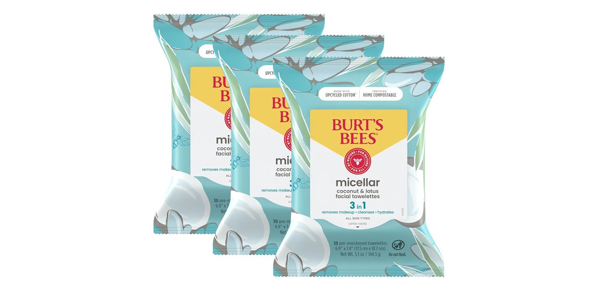 Burt's Bees Coconut & Lotus Face Wipes