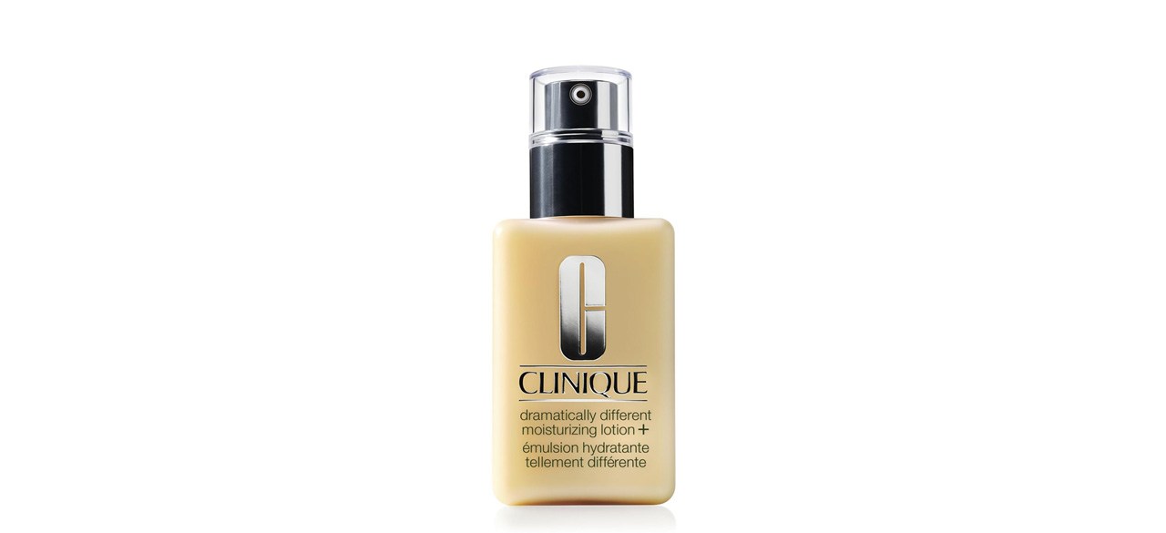 Clinique Dramatically Different Moisturizing Lotion+ on white background