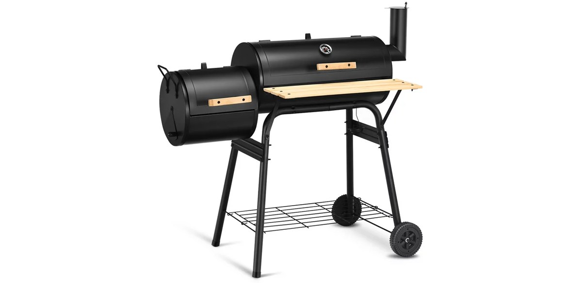 Costway Outdoor BBQ Grill Charcoal Barbecue Pit